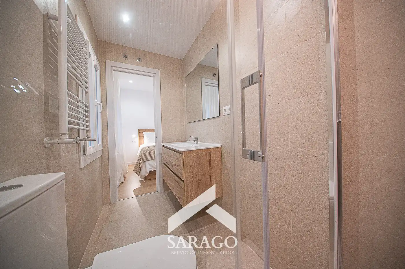Baño de Piso de alquiler en Madrid con Aire acondicionado, Calefacción y Amueblado