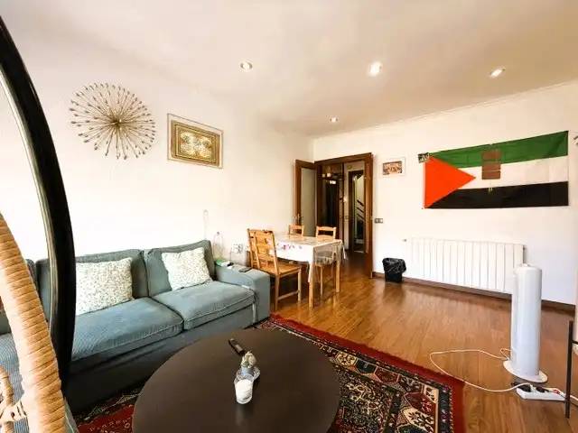 Sala de estar de Piso en venta en Montgat con Calefacción, Parquet y Horno