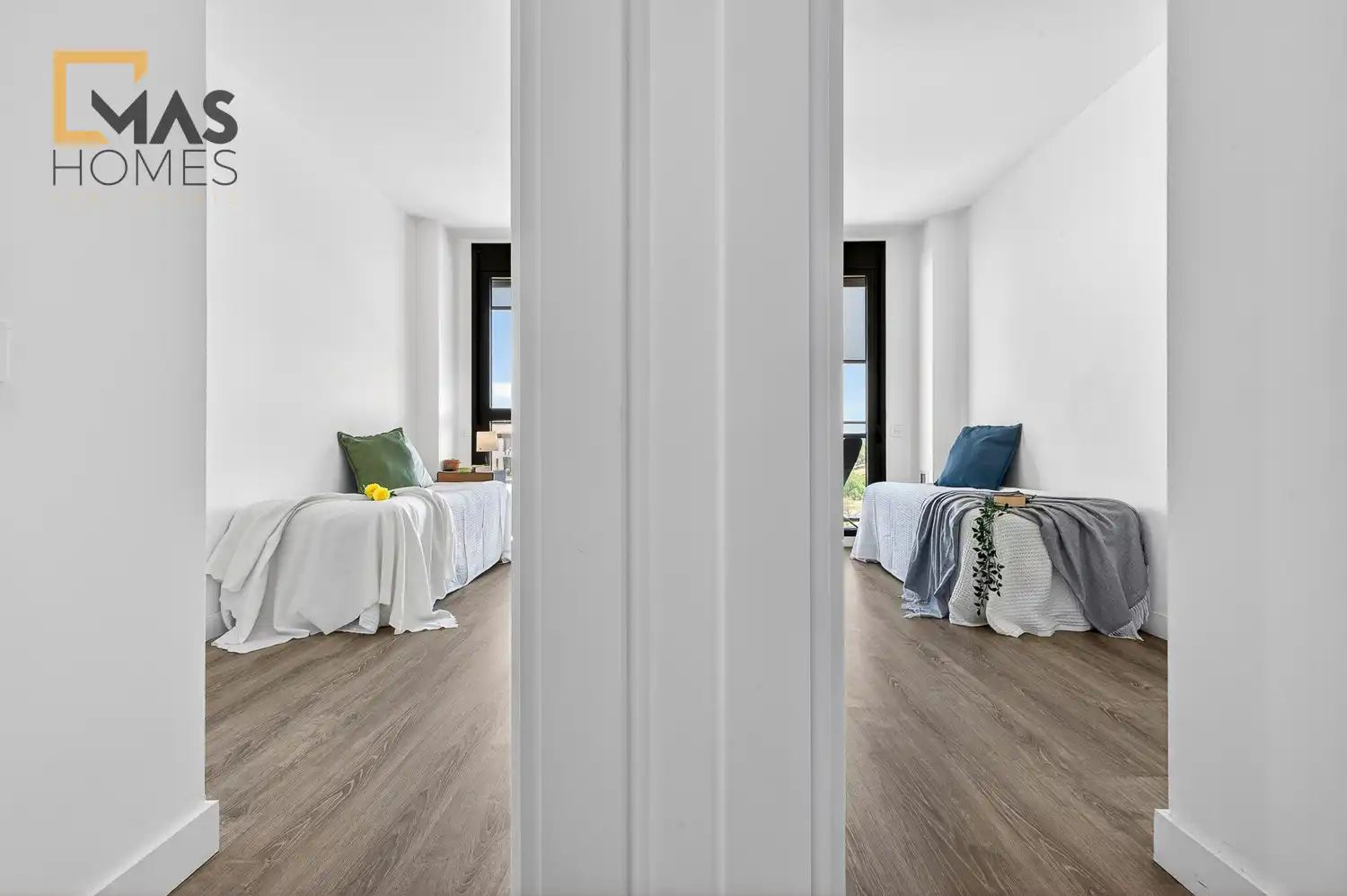 Schlafzimmer von Maisonette zum Verkauf in Sabadell mit Klimaanlage, Heizung und Parkett