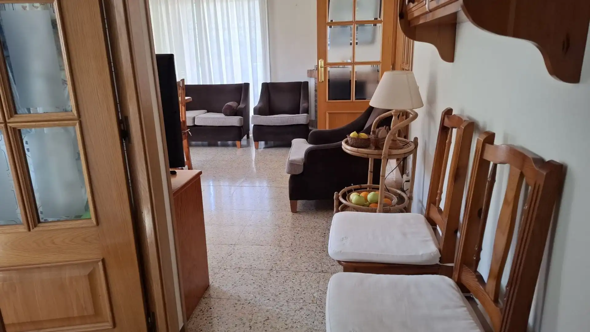 Sala d'estar de Casa o xalet en venda en Cervelló amb Calefacció, Terrassa i Piscina