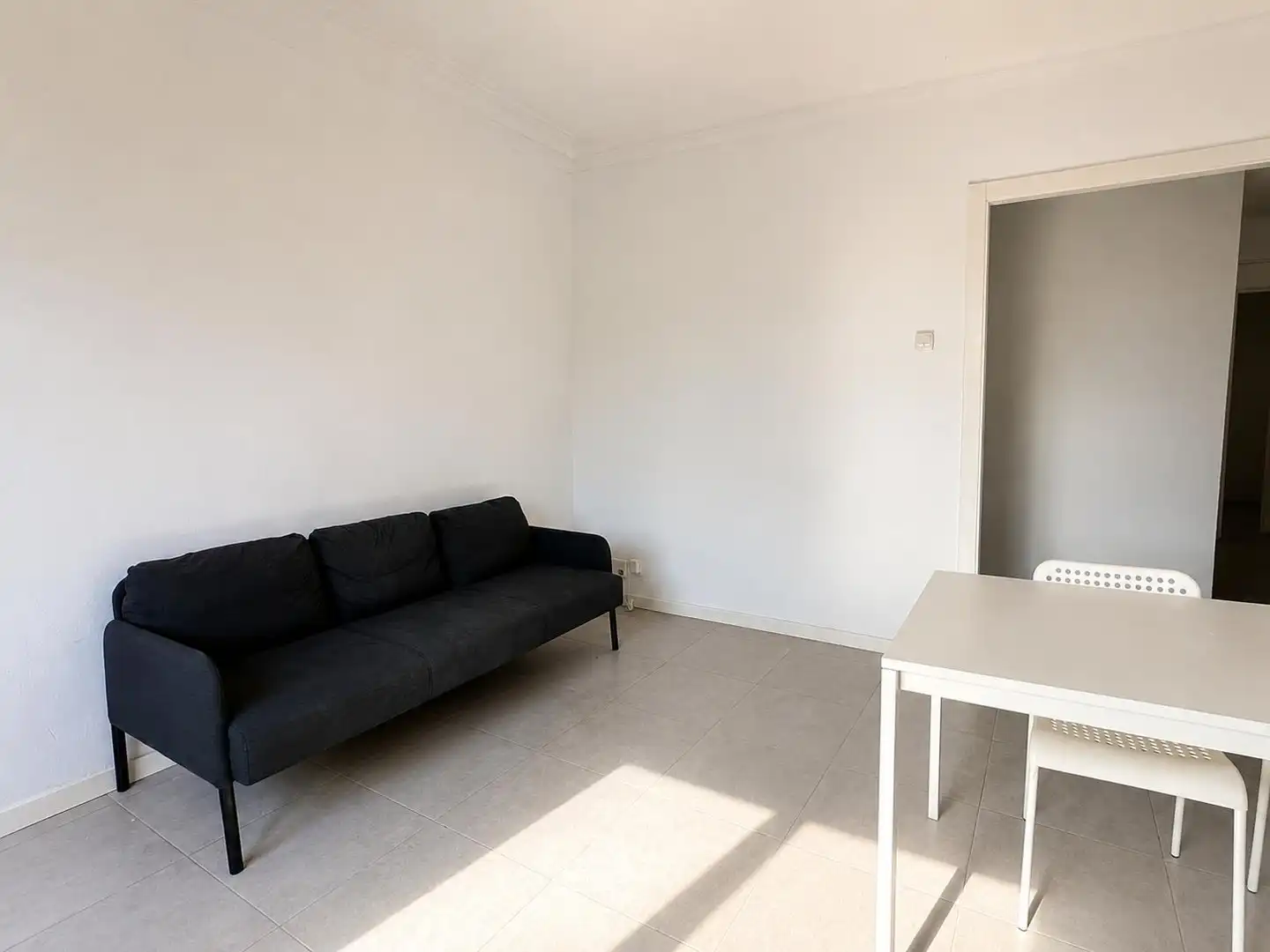 Sala de estar de Piso de alquiler en L'Hospitalet de Llobregat con Amueblado