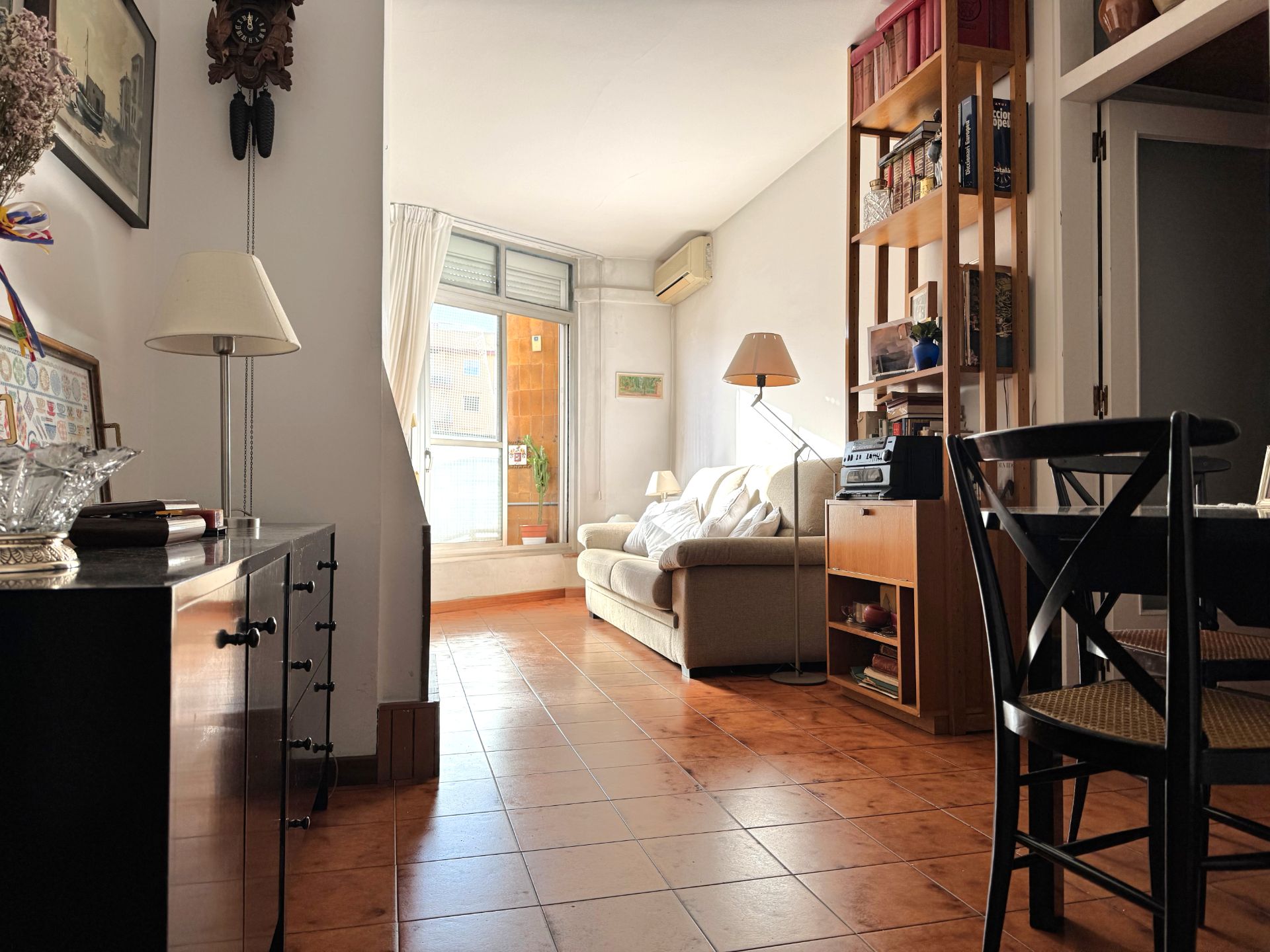 Sala d'estar de Pis en venda en  Barcelona Capital amb Calefacció i Traster