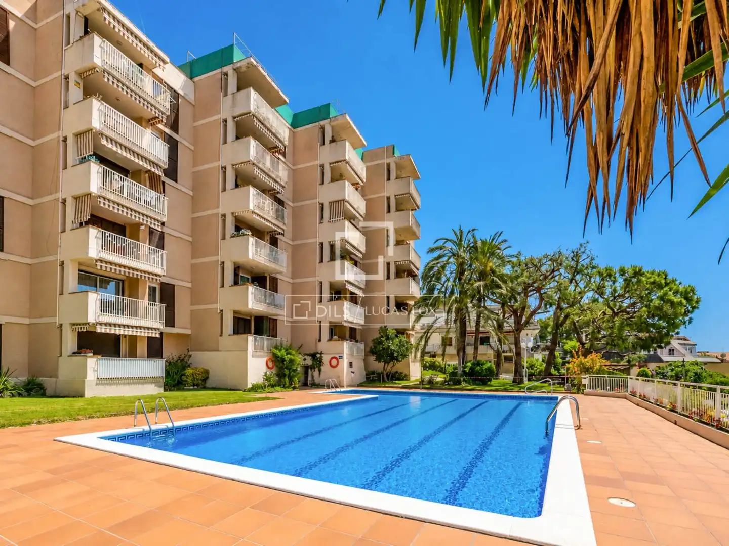 Swimming pool of Flat for sale in Sant Pere de Ribes  with Air Conditioner, Heating and Private garden