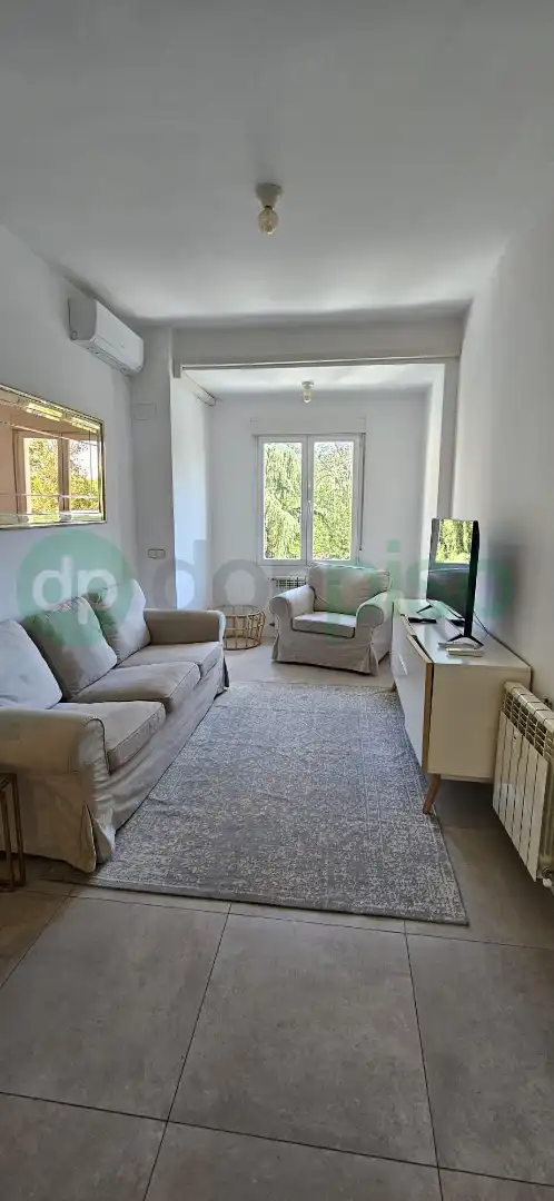 Living room of Flat for rent in Madrid  with Heating, Terrace and Furnished