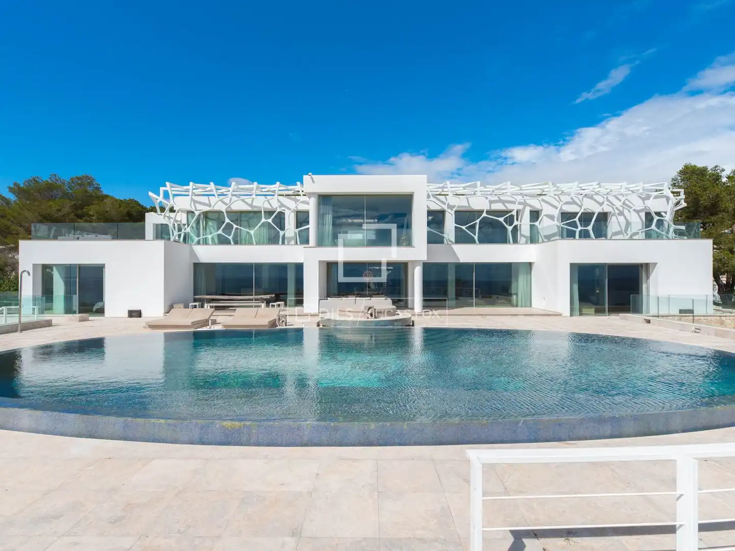 Exterior view of Houses for sale in Santa Eulària des Riu  with Air Conditioner, Heating and Private garden
