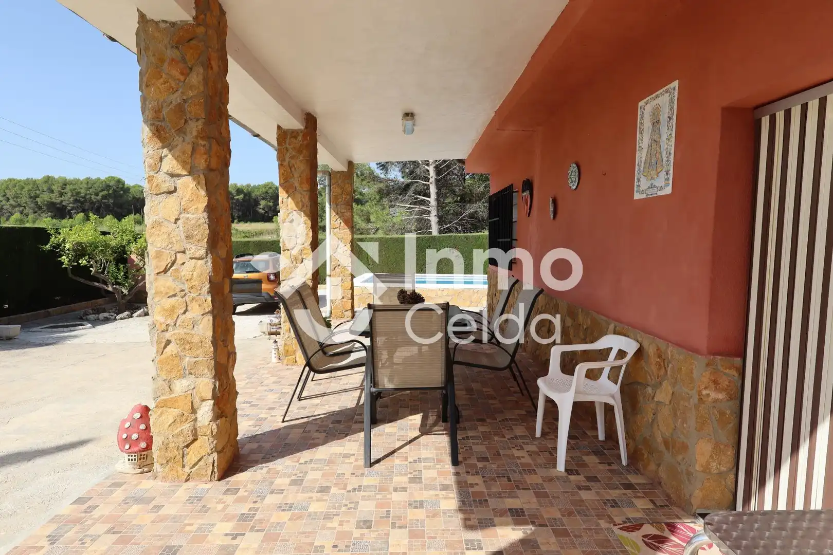 Terrassa de Casa o xalet en venda en Godelleta amb Aire condicionat, Calefacció i Jardí privat