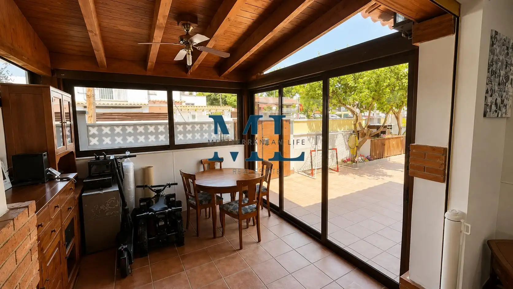 Terrassa de Casa o xalet en venda en Sant Pere de Ribes amb Piscina
