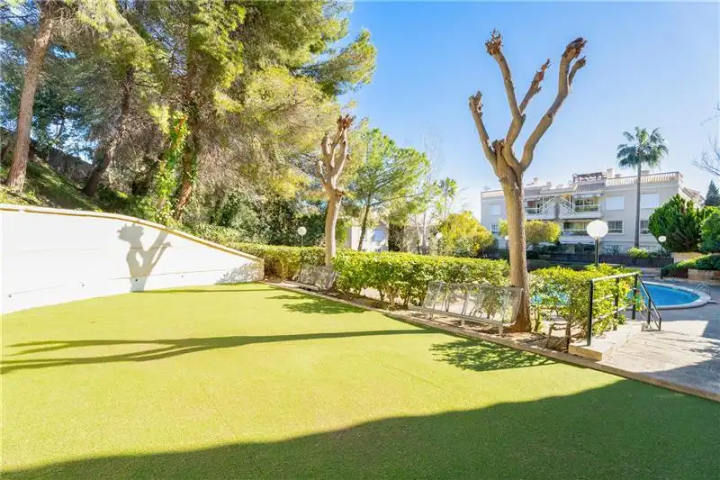 Garten von Wohnungen zum Verkauf in  Palma de Mallorca mit Klimaanlage, Terrasse und Abstellraum