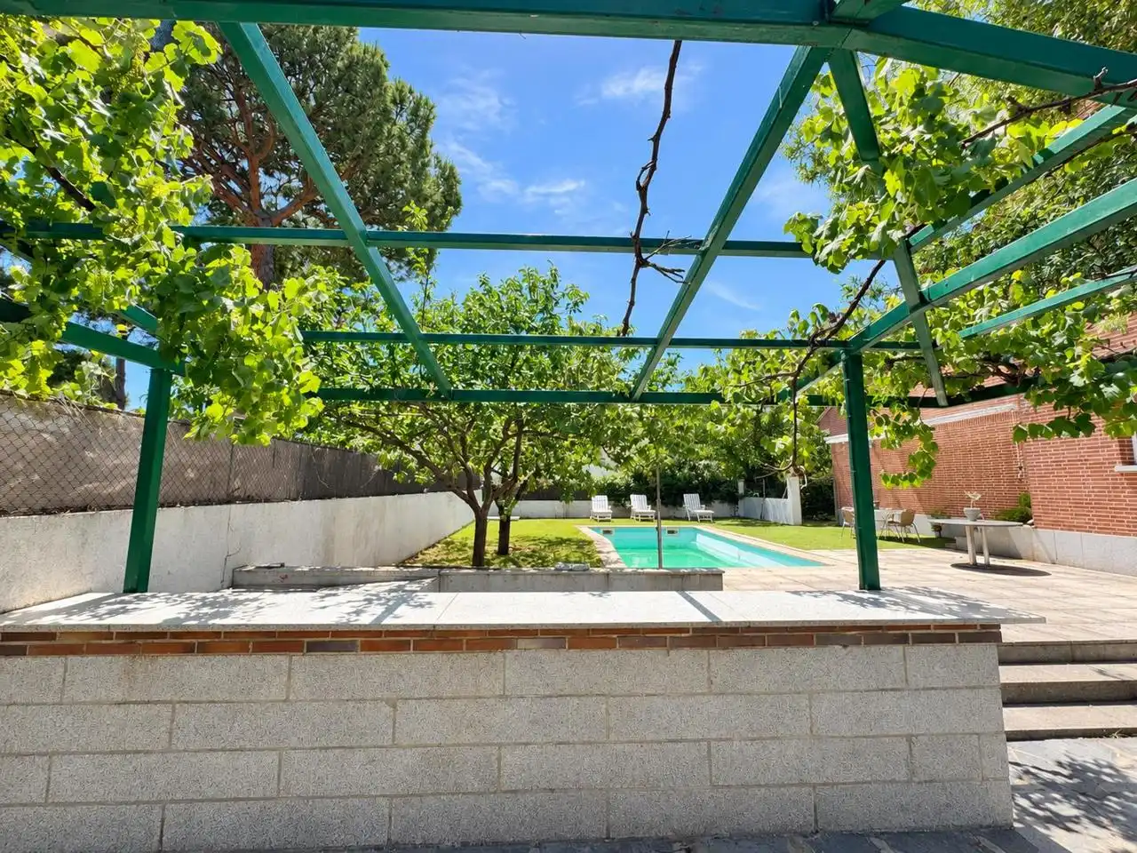 Terrassa de Casa o xalet en venda en Galapagar amb Aire condicionat, Calefacció i Jardí privat