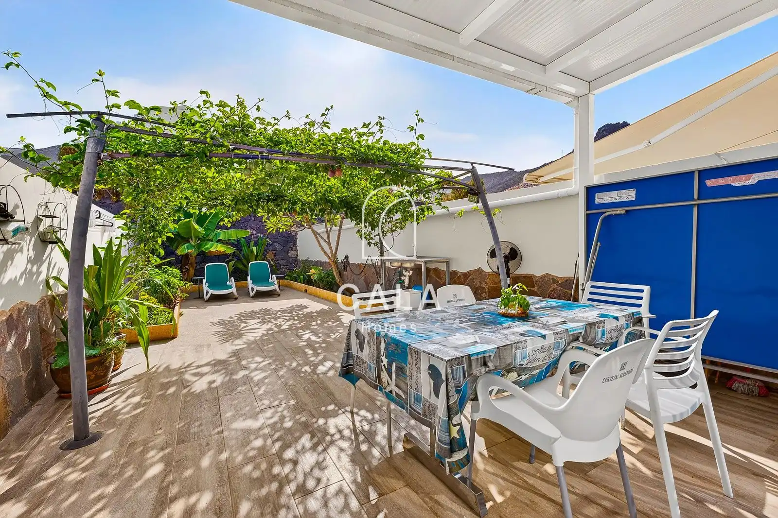 Terrace of Detached homes for sale in Adeje  with Air Conditioner, Heating and Private garden