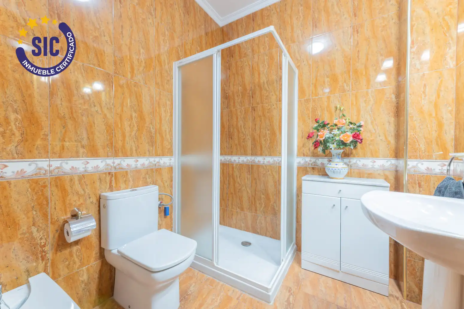 Baño de Casa o chalet en venta en Hontecillas con Calefacción, Terraza y Amueblado