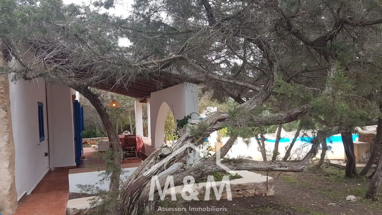 Jardín de Casa o chalet de alquiler en Formentera con Piscina