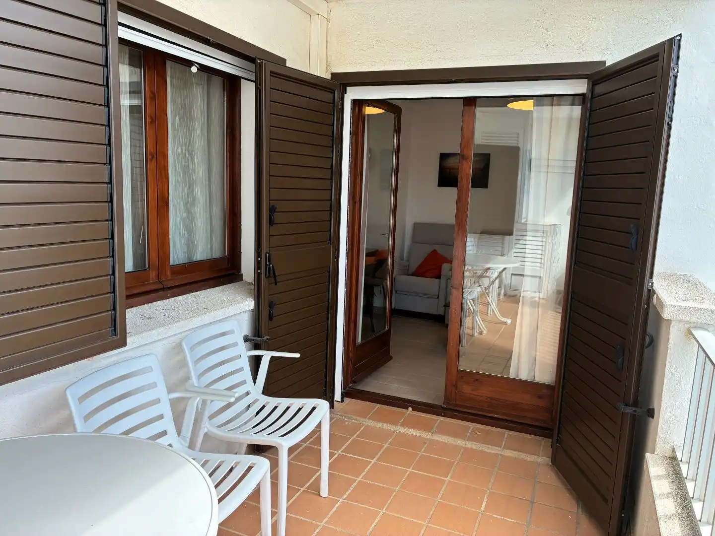Balcony of Apartments for sale in L'Escala  with Air Conditioner, Terrace and Swimming Pool