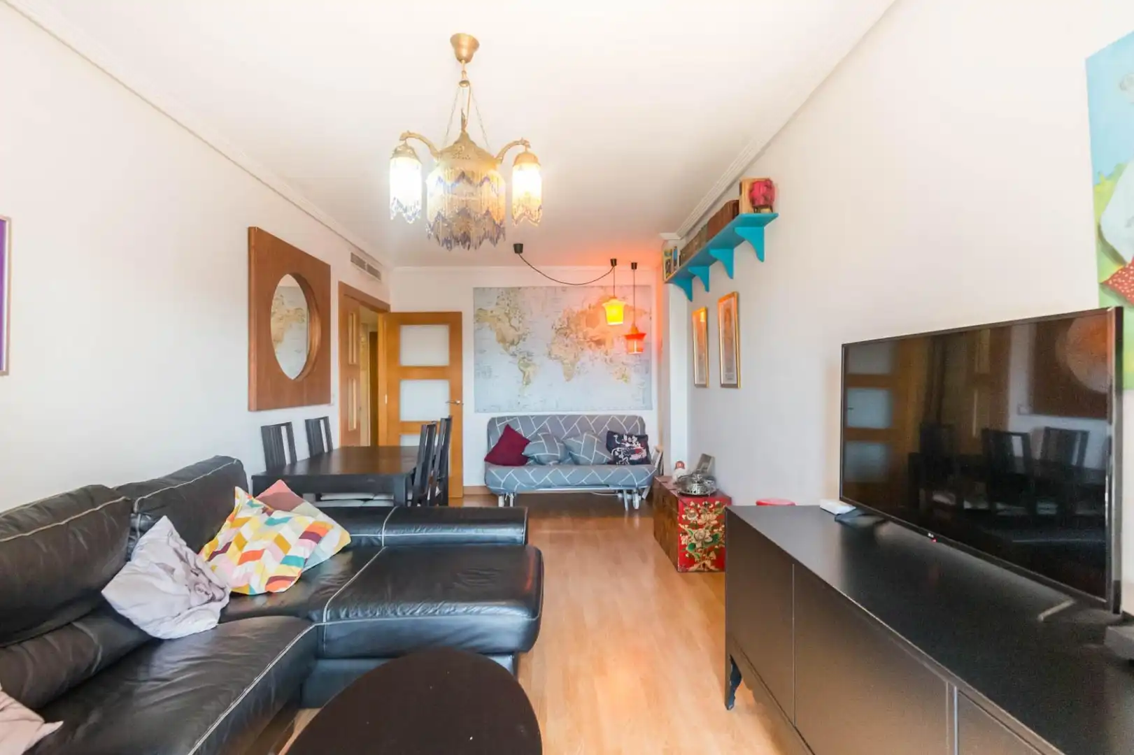 Sala de estar de Apartamento en venta en Murcia con Aire acondicionado, Terraza y Trastero