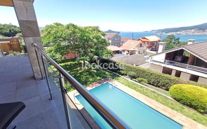 Piscina de Casa o xalet en venda en Poio amb Terrassa, Piscina i Balcó