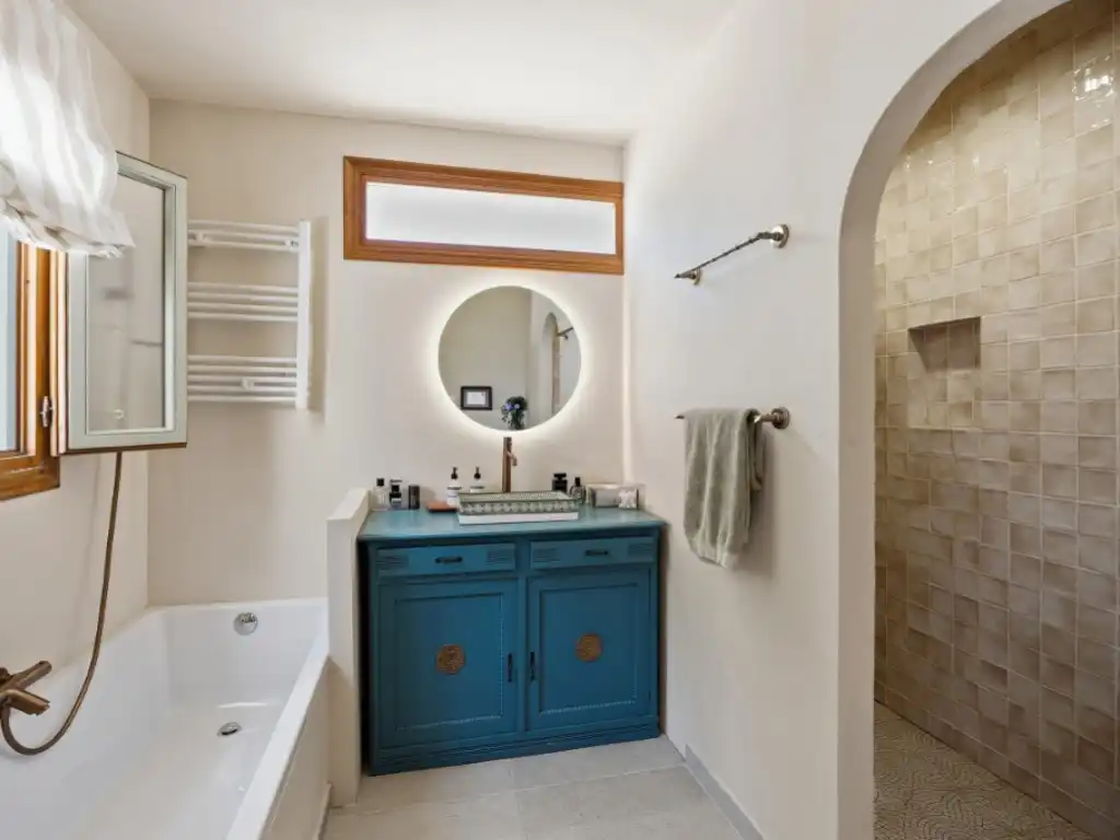 Badezimmer von Haus oder Chalet zur Miete in Jávea / Xàbia mit Heizung, Privatgarten und Terrasse