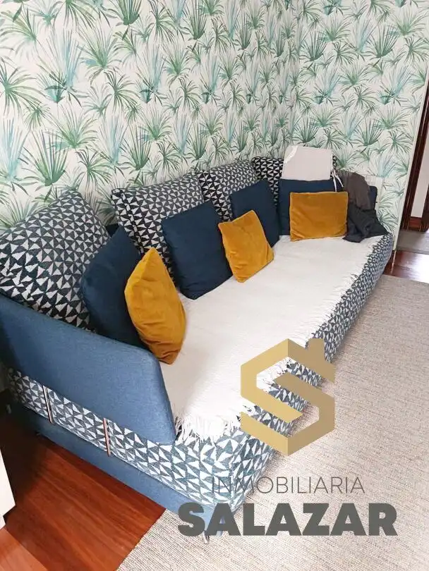 Sala de estar de Piso de alquiler en Usansolo con Calefacción y Balcón