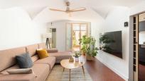 Sala d'estar de Apartament en venda en  Barcelona Capital amb Aire condicionat, Parquet i Terrassa