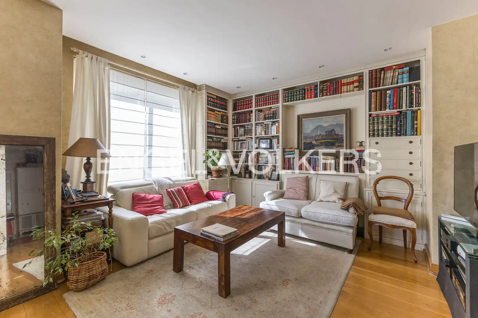 Sala de estar de Piso en venta en Chamartín