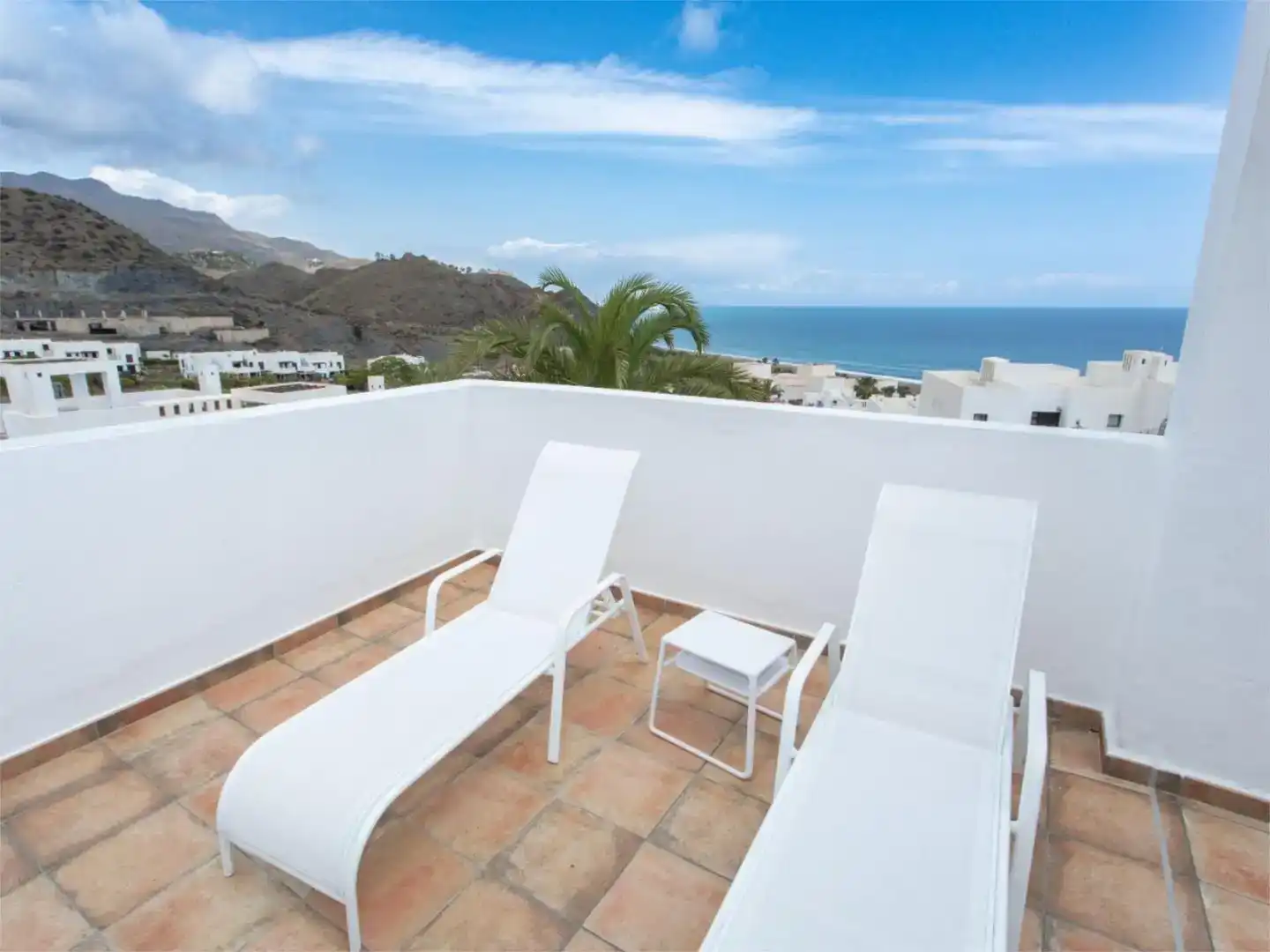 Terrace of Flat for sale in Mojácar  with Air Conditioner, Swimming Pool and Balcony