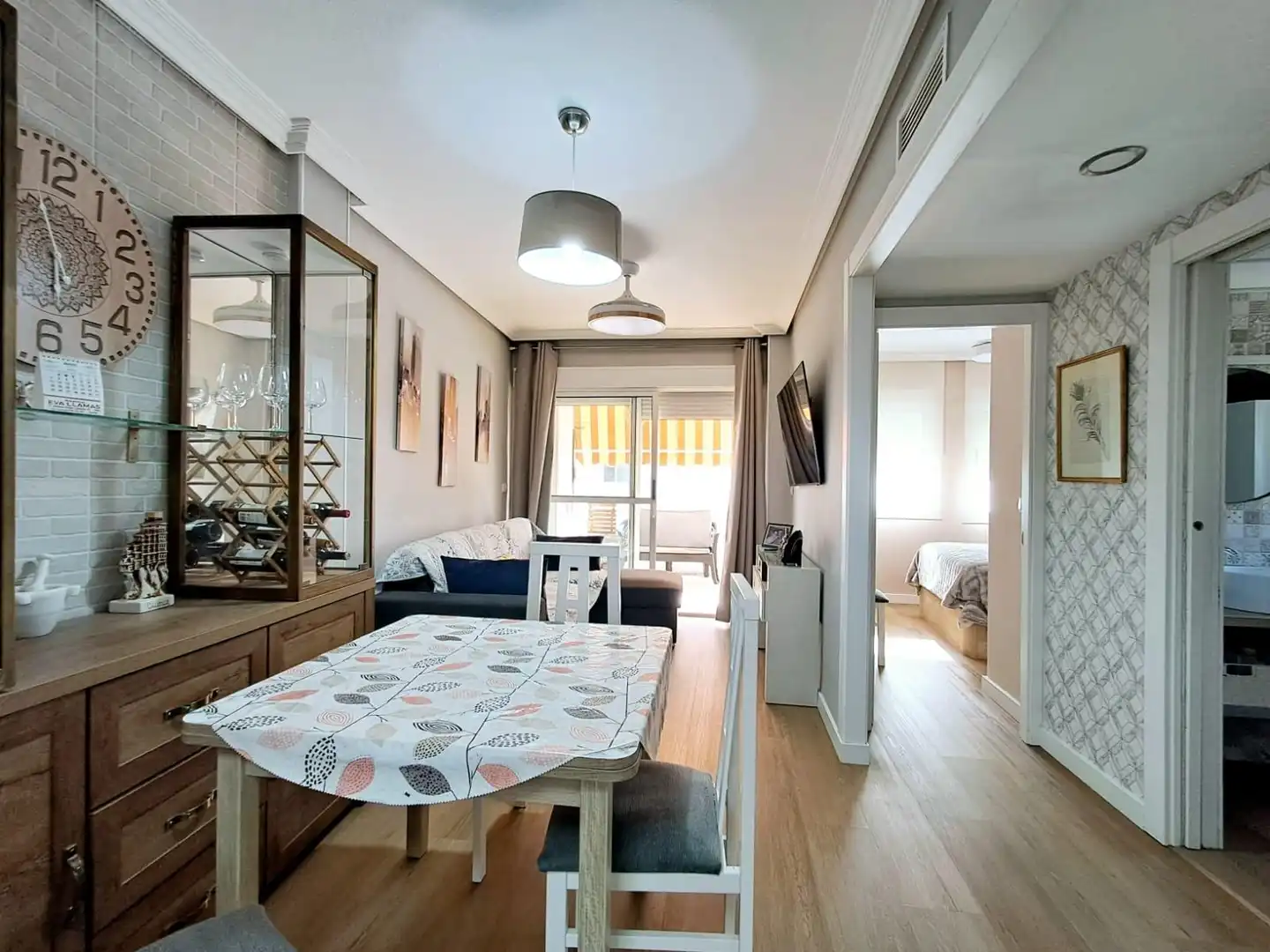 Sala de estar de Apartamento en venta en Águilas con Aire acondicionado, Calefacción y Jardín privado