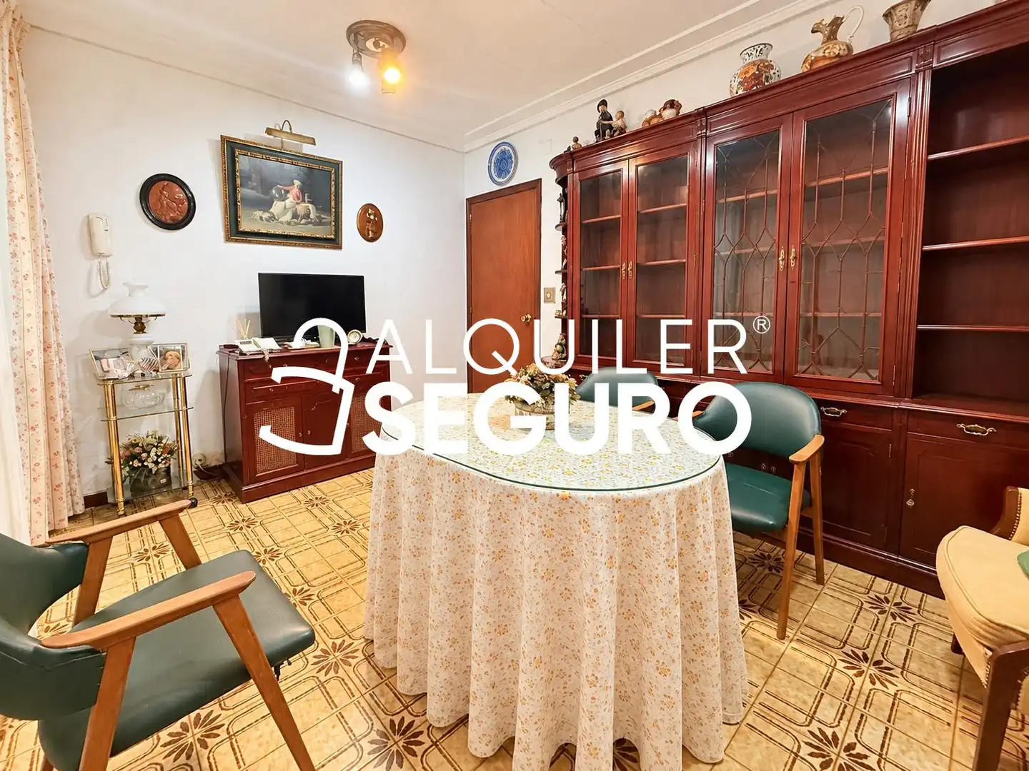 Sala de estar de Piso de alquiler en Chamberí