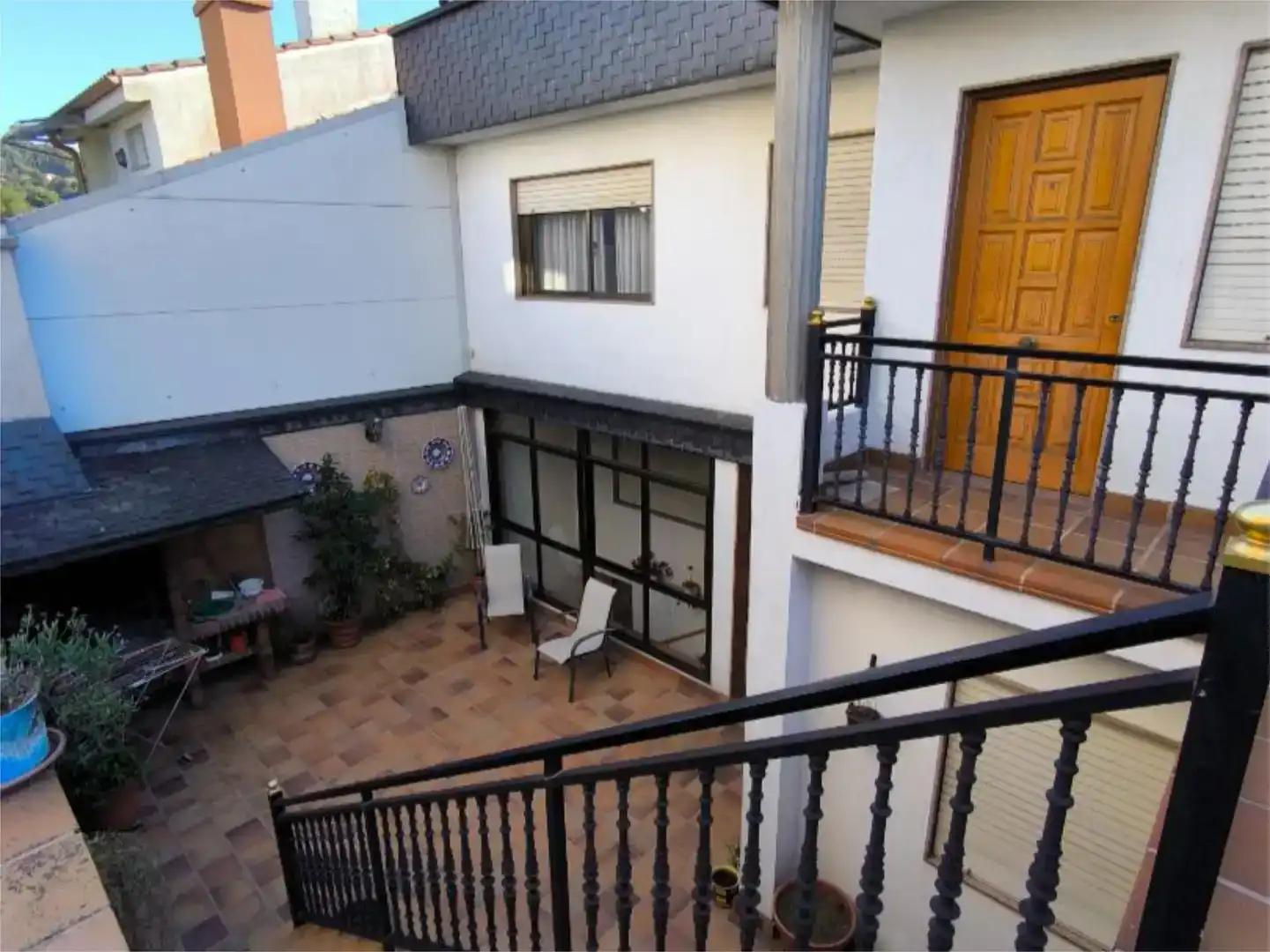 Terraza de Casa adosada en venta en Vigo  con Parquet, Trastero y Amueblado