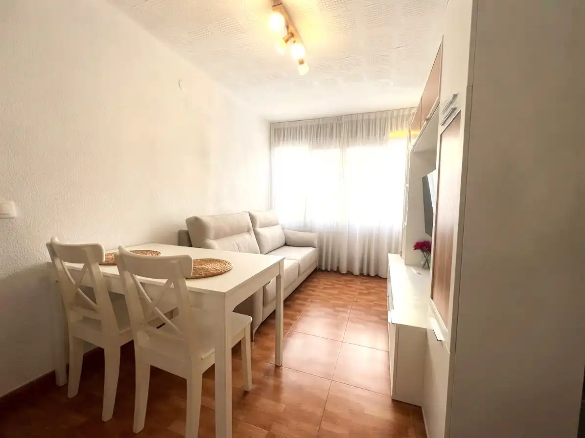 Living room of Flat for sale in Cornellà de Llobregat  with Air Conditioner, Furnished and Oven