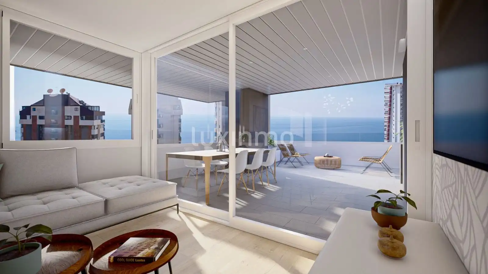 Terrace of Flat for sale in Benidorm  with Air Conditioner, Heating and Private garden