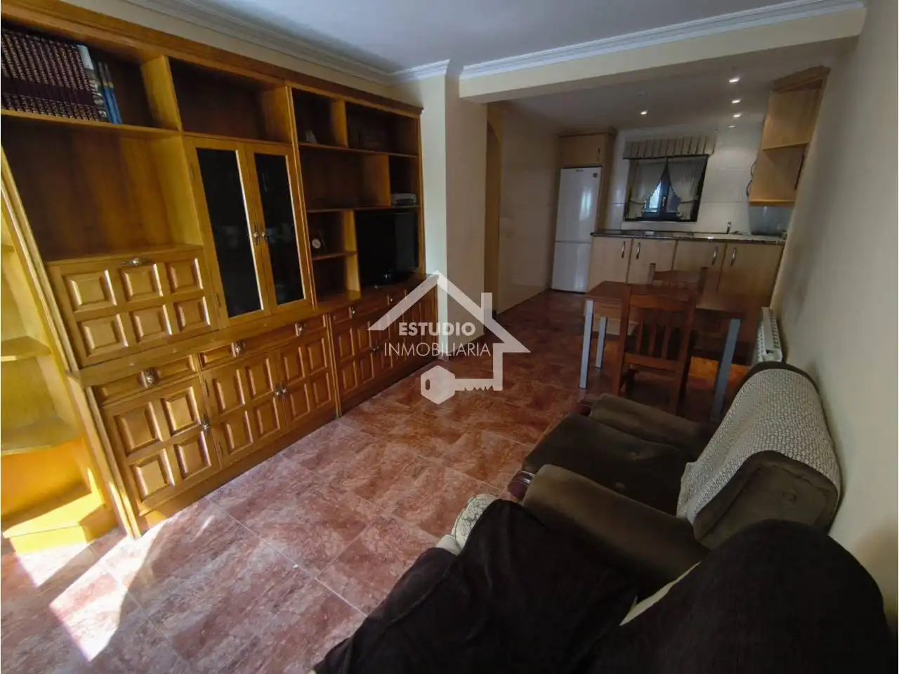 Sala de estar de Casa o chalet en venta en Torres del Río con Calefacción y Amueblado