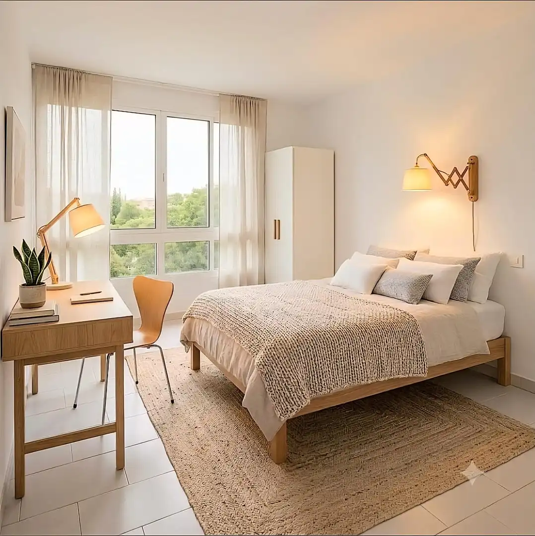 Schlafzimmer von Wohnung zum Verkauf in Torremolinos mit Privatgarten, Terrasse und Gemeinschaftspool