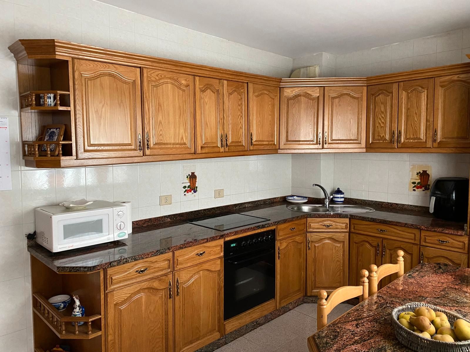 Kitchen of Flat for sale in Monforte de Lemos  with Heating, Storage room and Furnished