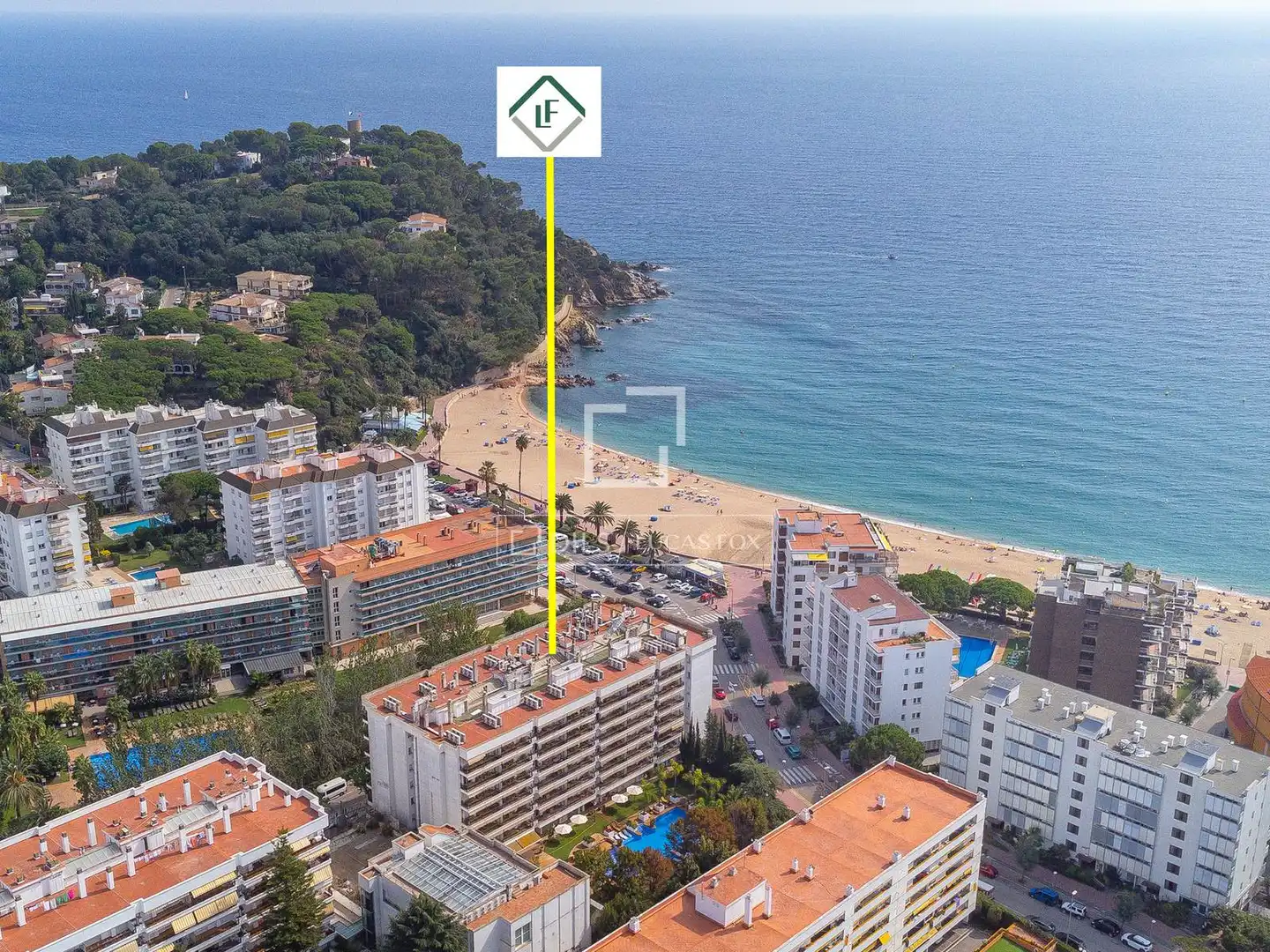 Vista exterior de Pis en venda en Lloret de Mar amb Aire condicionat, Calefacció i Parquet