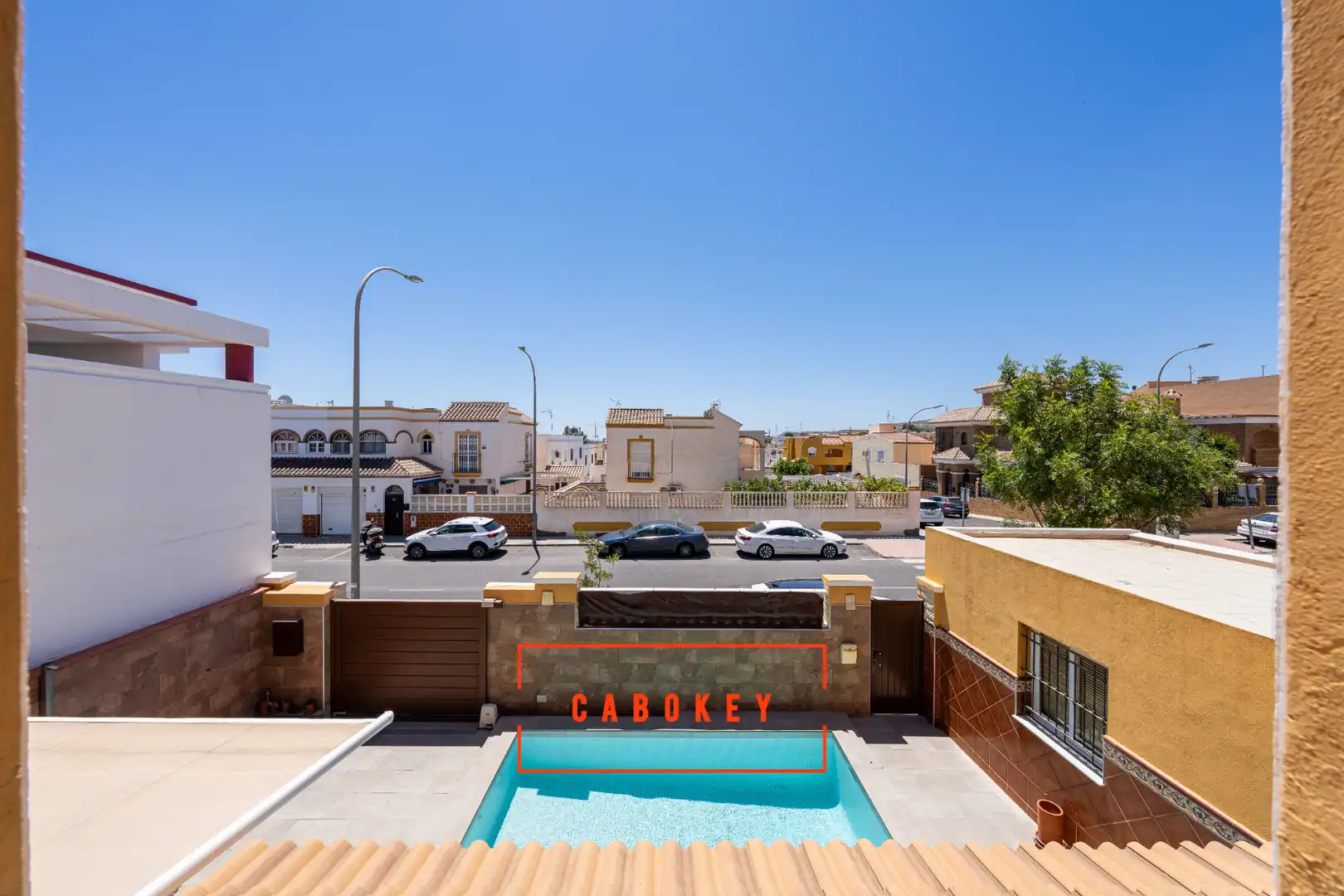 Vista exterior de Casa o chalet en venta en Huércal de Almería con Aire acondicionado, Calefacción y Jardín privado