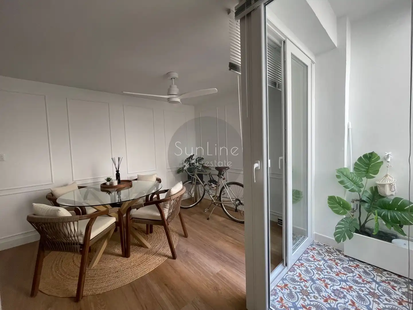 Terrasse von Wohnung zur Miete in Poblats Marítims