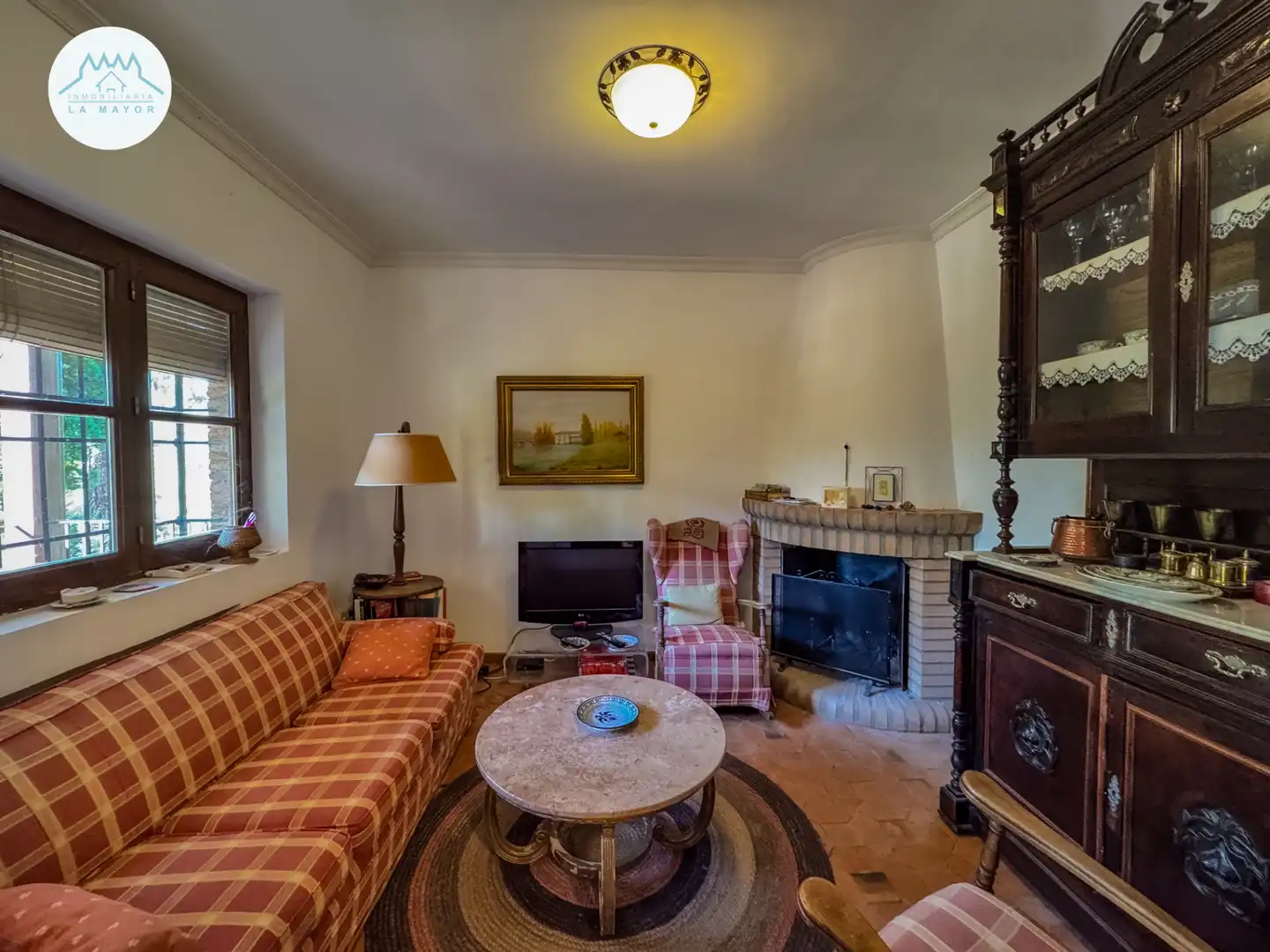 Sala de estar de Casa o chalet en venta en Piedrabuena con Calefacción, Jardín privado y Terraza
