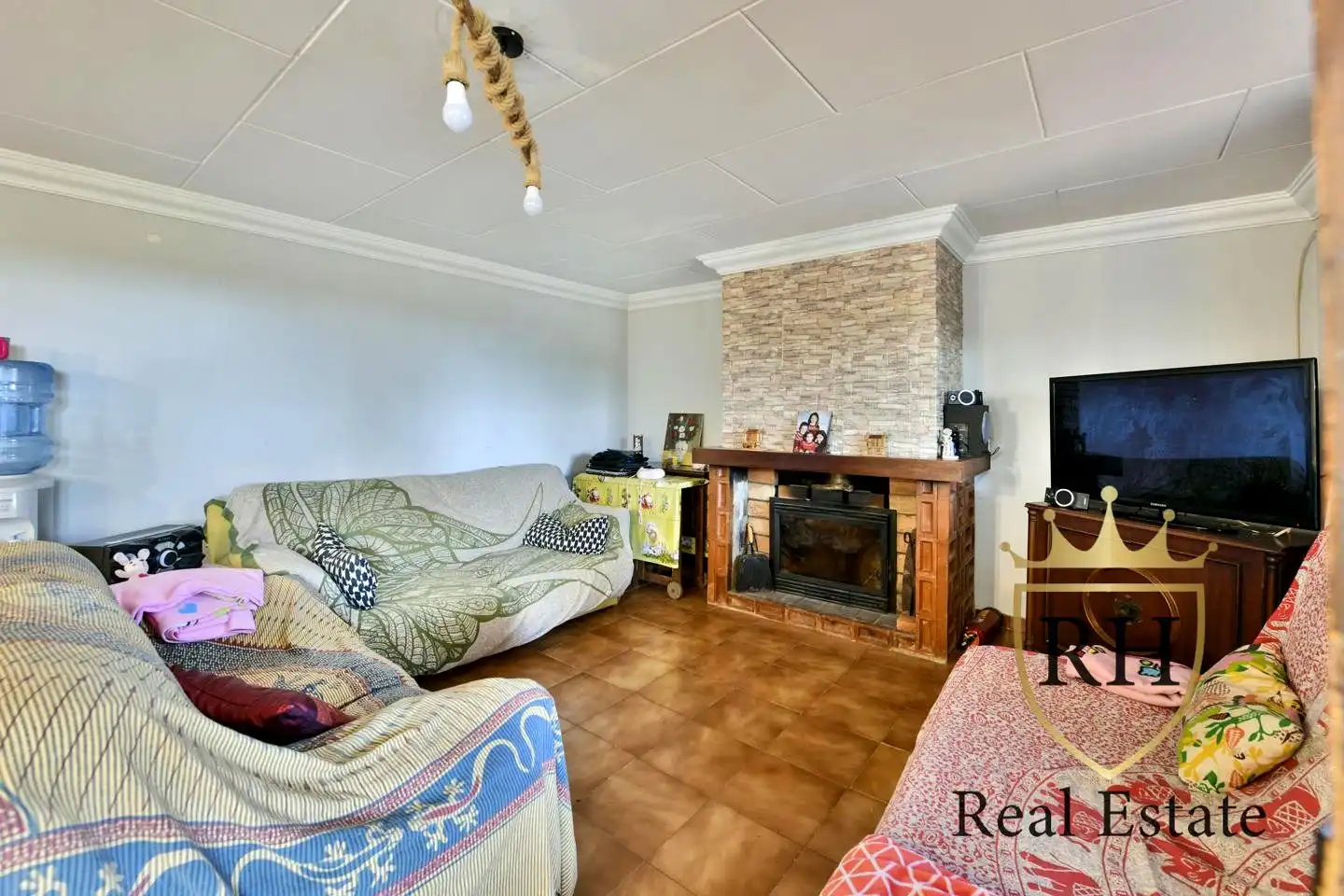 Sala de estar de Casa o chalet en venta en Algaida con Jardín privado, Terraza y Trastero