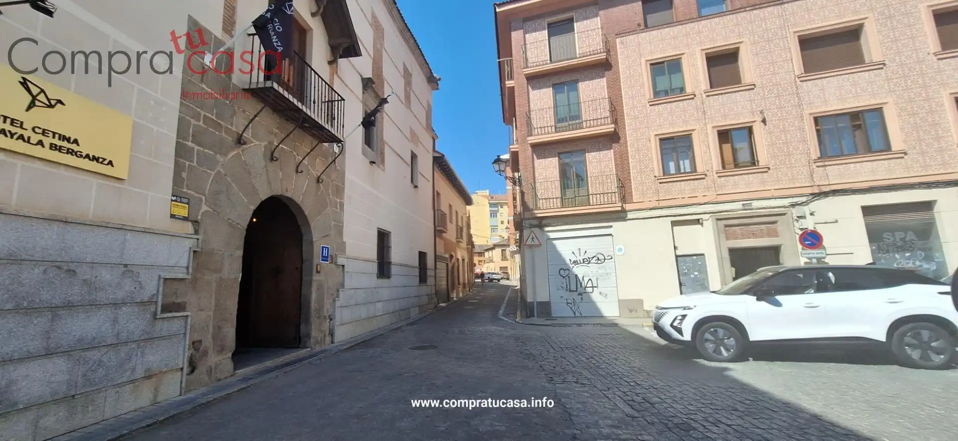 Vista exterior de Pis en venda en Segovia amb Calefacció, Parquet i Traster