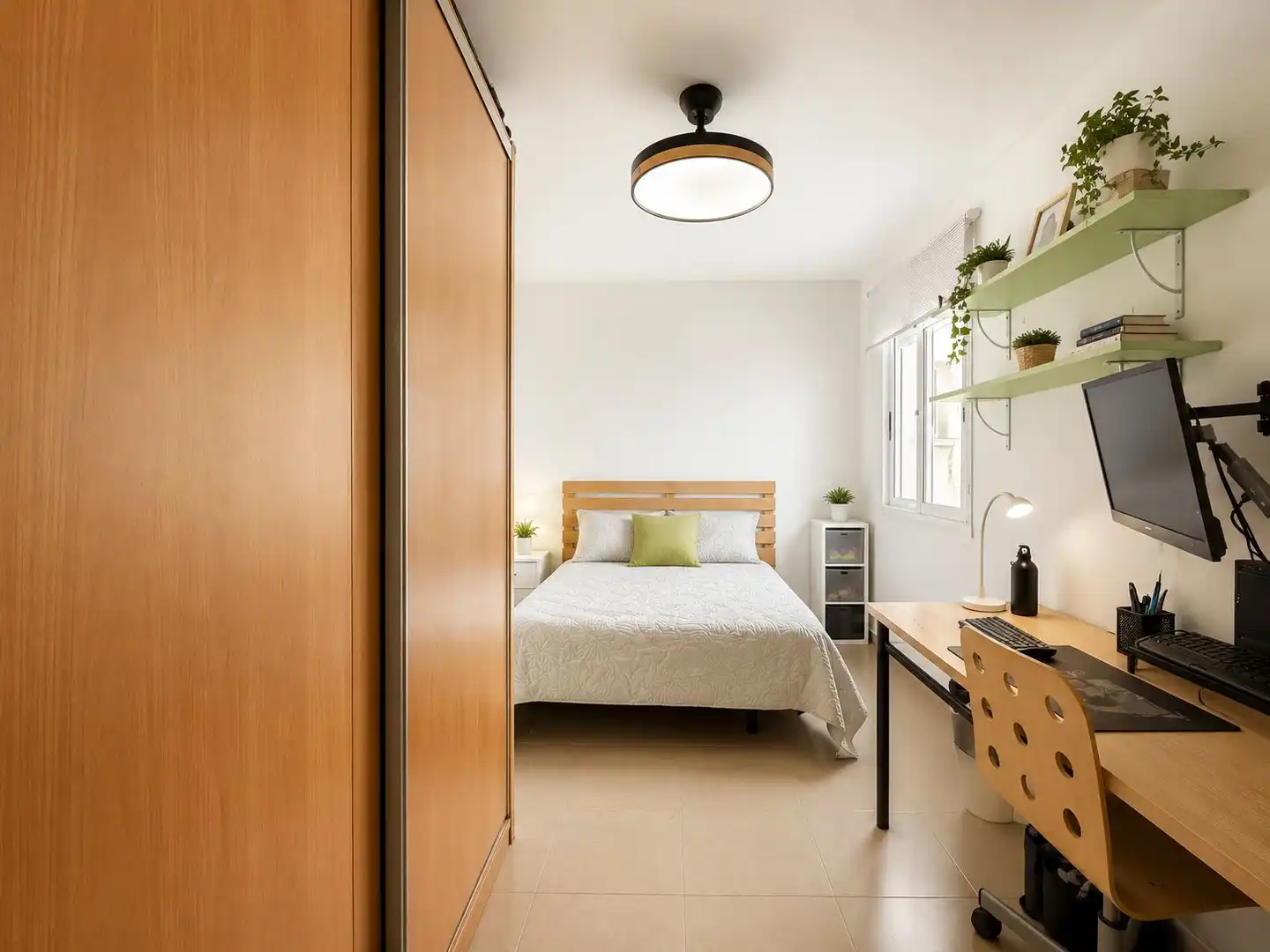 Schlafzimmer von Maisonette zum Verkauf in Murcia mit Klimaanlage, Heizung und Terrasse