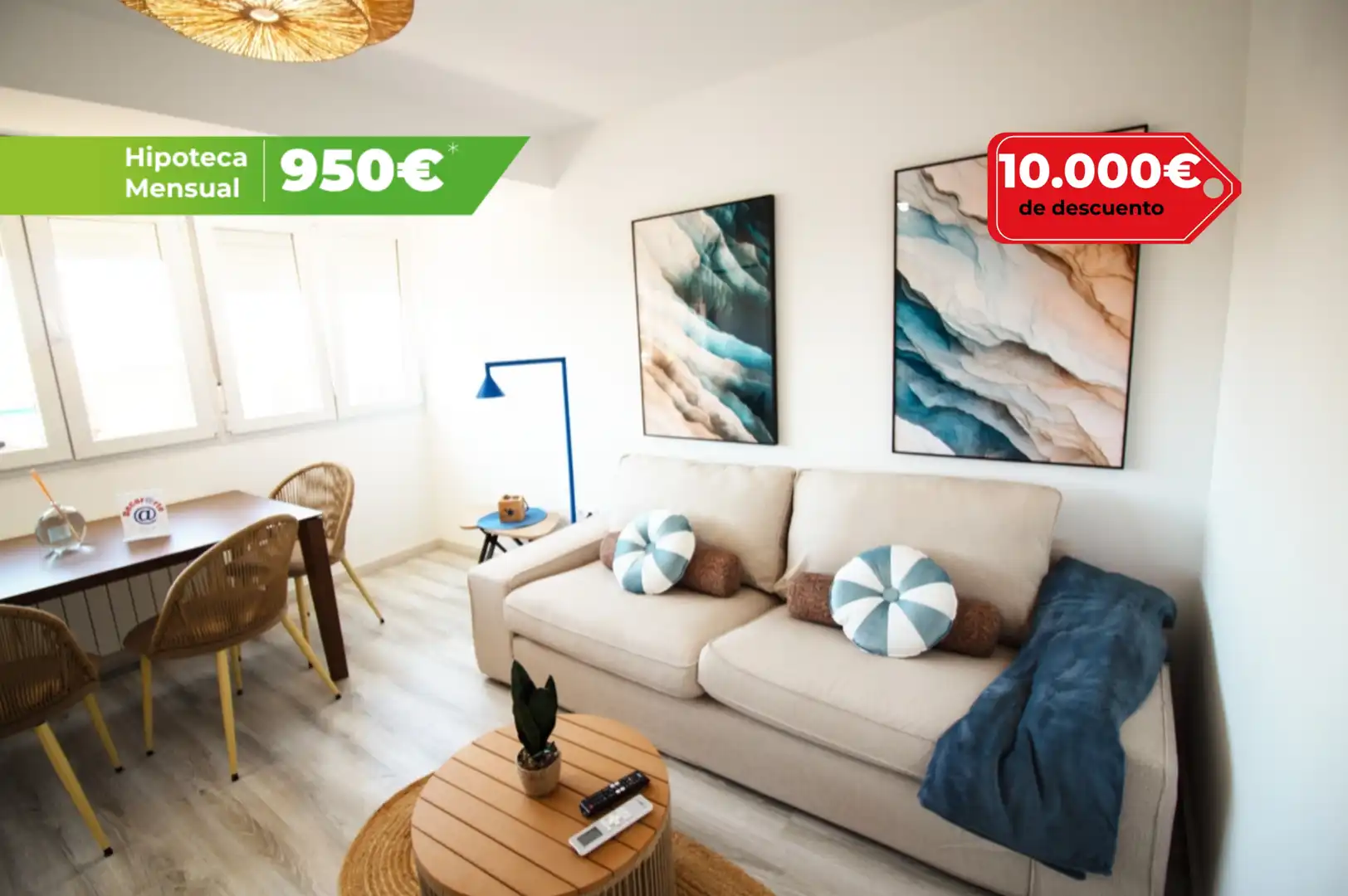 Wohnzimmer von Wohnung zum Verkauf in Madrid mit Klimaanlage, Heizung und Terrasse