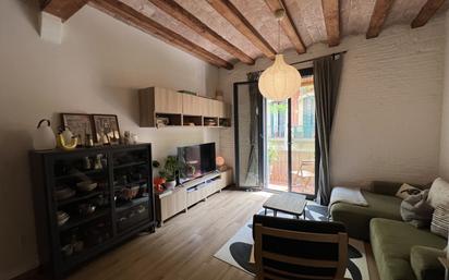 Sala d'estar de Pis en venda en  Barcelona Capital amb Aire condicionat, Calefacció i Parquet