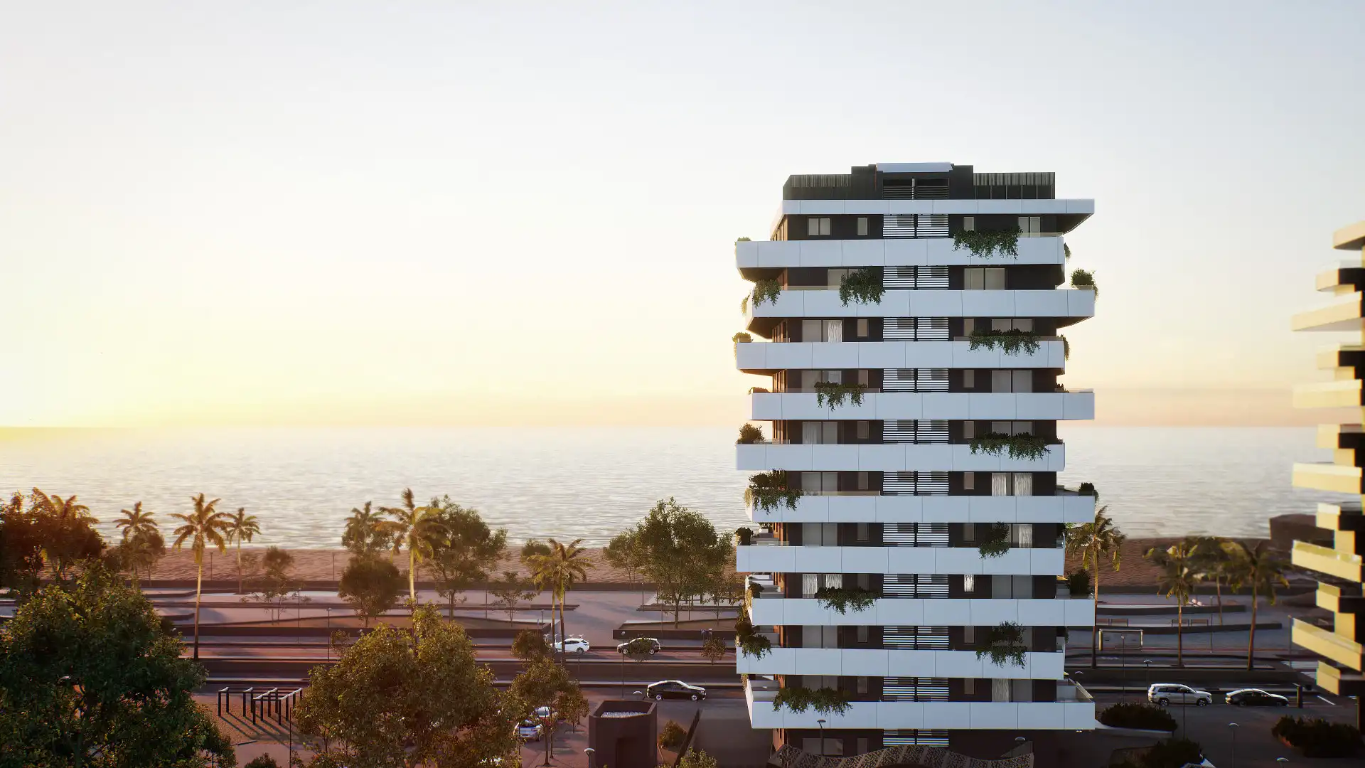 Außenansicht von Dachboden zum Verkauf in Málaga mit Klimaanlage, Terrasse und Schwimmbad