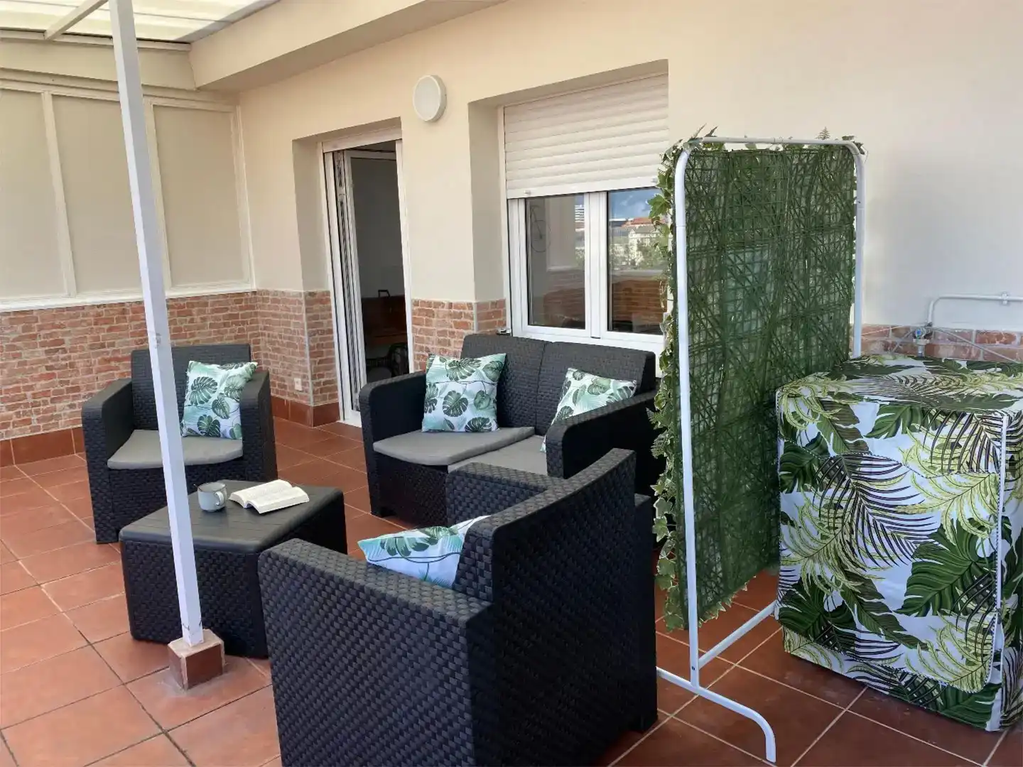 Terrasse von Dachboden zur Miete in Oviedo 