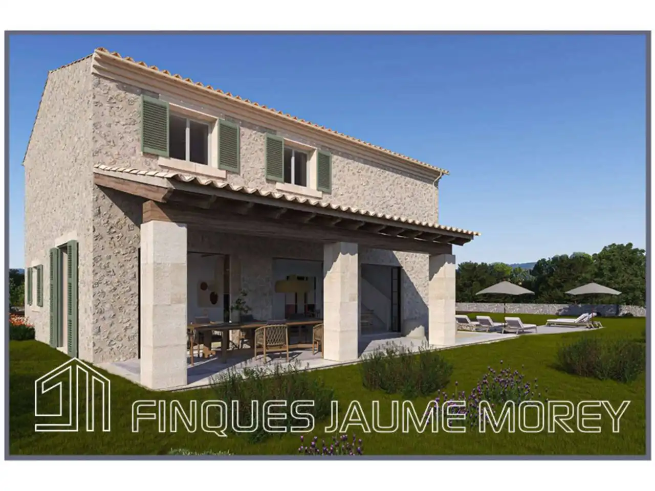 Finca rústica en venta en Búger con Jardín privado, Terraza y Piscina