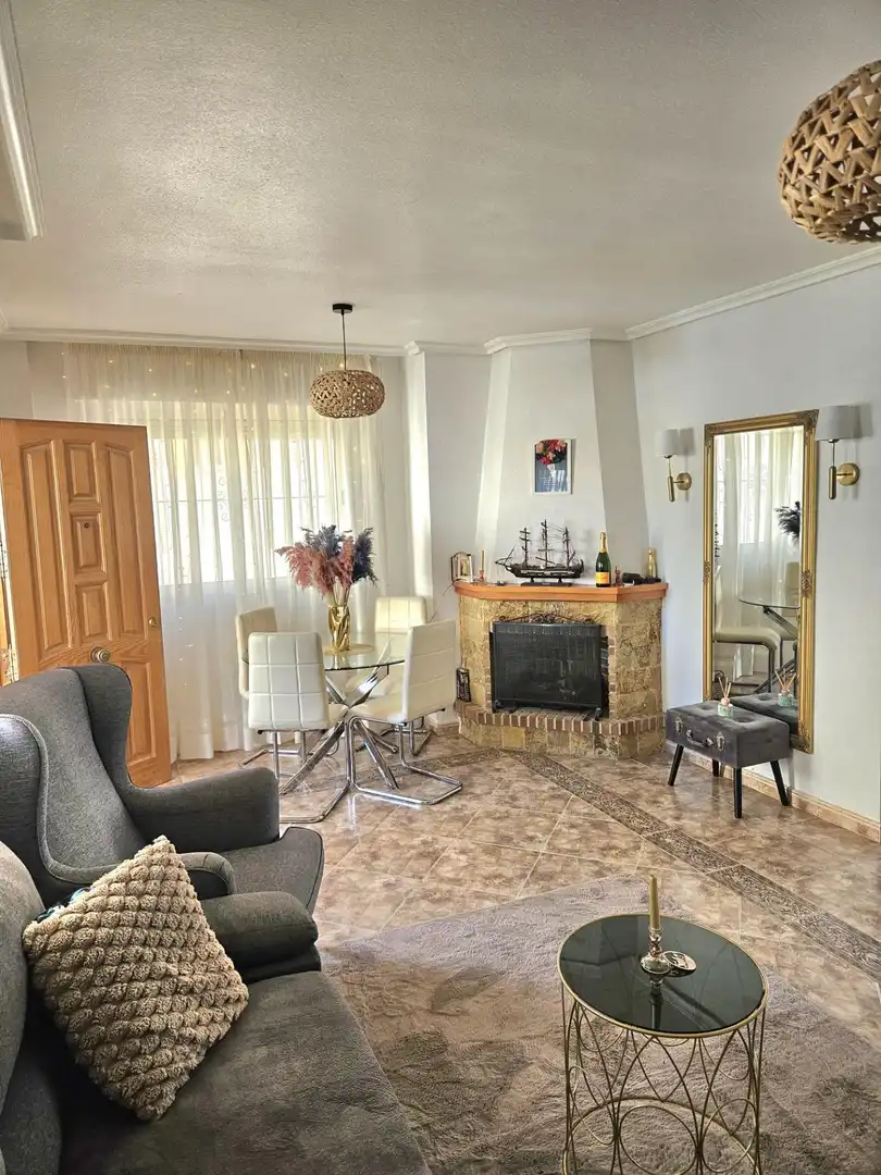 Living room of Detached homes for sale in Orihuela  with Air Conditioner, Terrace and Community pool