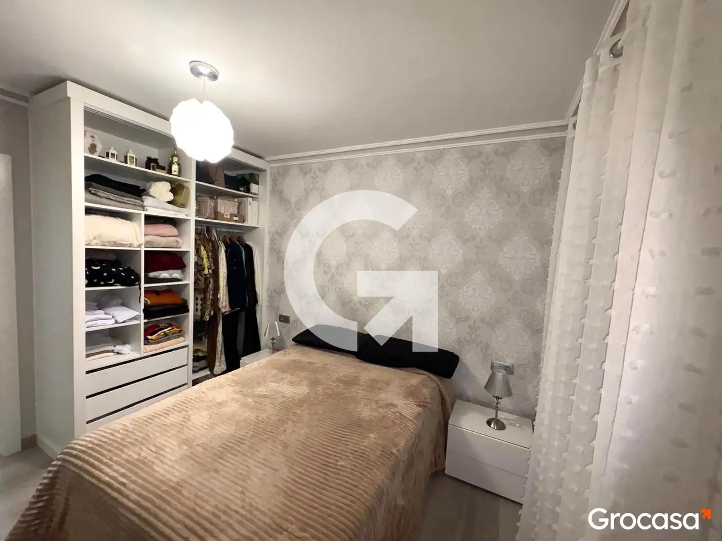 Bedroom of Flat for sale in Mataró  with Furnished, Oven and Washing machine