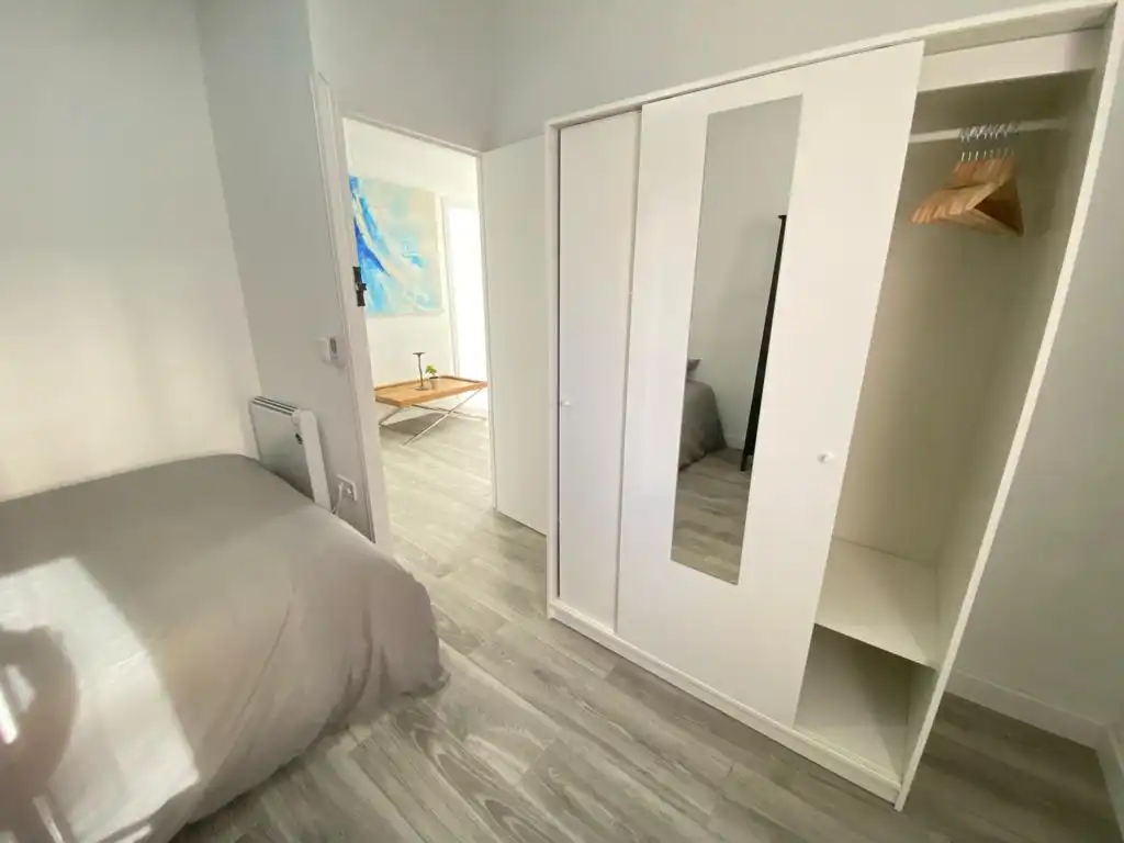 Bedroom of Flat for rent in Madrid  with Heating, Furnished and Oven
