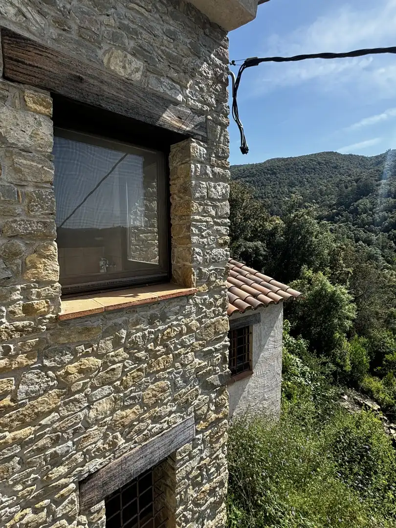 Exterior view of Country homes for sale in Sant Aniol de Finestres  with Terrace and Swimming Pool