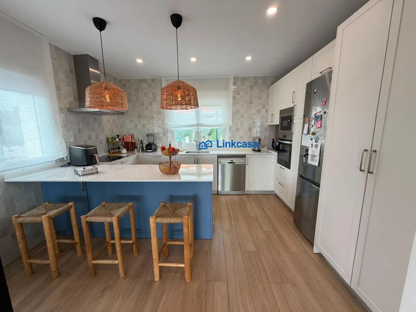 Cocina de Casa o chalet en venta en Navas del Rey con Calefacción, Jardín privado y Terraza