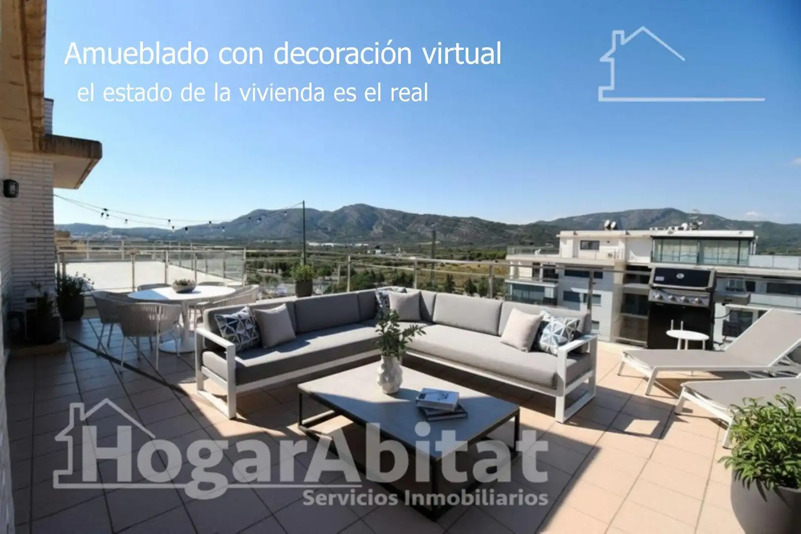 Terraza de Ático en venta en Oropesa del Mar / Orpesa con Aire acondicionado, Terraza y Amueblado